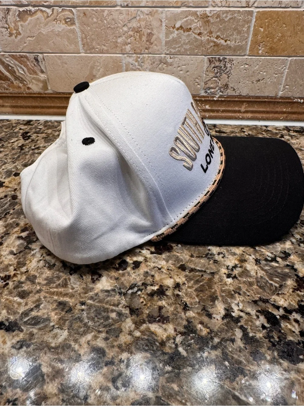 South Carolina Lone River Two-Tone Baseball Cap - White & Black